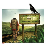 Wolverine 17 Cover: Logan Walking Along Train Tracks