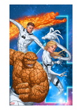 Fantastic Four 604 Cover: Thing  Invisible Woman  Mr Fantastic  and Human Torch