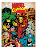Marvel Comics Retro: Hulk  Thor  Spider-Man  Wolverine  Captain America  Iron Man and Silver Surfer