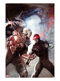 X-Men 6 Cover: Cyclops and Dracula Fighting
