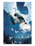 Moon Knight 8 Cover - Moon Knight Jumping