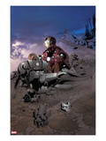 Invincible Iron Man 515 Cover: Iron Man and War Machine
