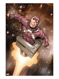 Captain America & The Korvac Saga 3: Korvac Flying in Space