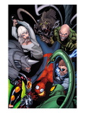Ultimate Spider-Man 153 Cover: Spider-Man is Trapped