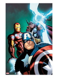 Avengers: Earths Mightiest Heroes 3 Cover: Captain America  Iron Man  and Thor