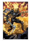Ghost Rider 9: Ghost Rider Posing With Chains and Weapon