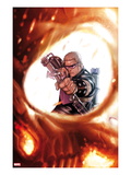 Ghost Rider 7 Cover: Hawkeye Shooting a Bow and Arrow  Seen in a Reflection