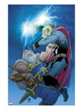 Thor 619 Cover: Thor and Odin Fighting