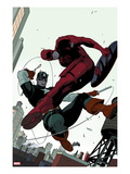 Daredevil 2 Cover: Daredevil and Captain America Fighting