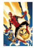 New Avengers 4 Cover: Spider-Man Jumping