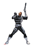 Nick Fury with a Gun