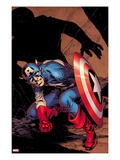 Captain America 8 Cover: Captain America Crouching