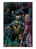 Shadowland 4: Wolverine  Luke Cage  Punisher  Iron Fist  and Spider-Man Standing