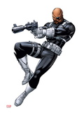 Nick Fury with a Gun