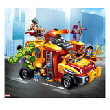Marvel Super Hero Squad: Thor  Hawkeye  Hulk  Wolverine  Nick Fury  and Dr Strange Shooting