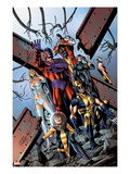 Uncanny X-Men 5341 Cover: Shadowcat  Wolverine  Magneto  Cyclops  Colossus  Namor  and Emma Frost