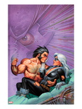 Wolverine & Black Cat: Claws 2 3 Cover: Wolverine Lifting Black Cat