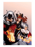 Onslaught Unleashed 2 Cover: Black Widow  Gravity  Firestar  and Ant-Man Running