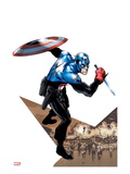 Captain America Corps 1 Cover: Captain America with Shield and Dagger