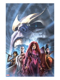 The Thanos Imperative: Devestation 1 Cover: Medusa  Gladiator  Silver Surfer  and Gamora