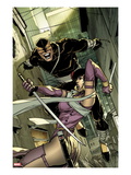Daken: Dark Wolverine 6 Cover: Daken and Tyger Tiger Fighting