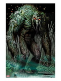 Thunderbolts 154 Cover: Man-Thing Walking at Night