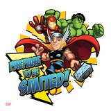 Marvel Super Hero Squad: Prepare to be Smited! Hulk  Iron Man  and Thor Posing