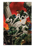 FF 11 Cover: Mr Fantastic and Ronan The Accuser Fighting