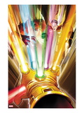 Avengers 9 Cover: Thor and Rulk Fighting