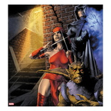 Heroes For Hire 9 Cover: Elektra and Shroud