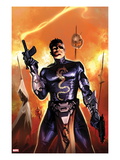 Secret Avengers 5 Cover: Nick Fury Standing