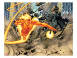 Ultimate Mystery 3: Human Torch and Nick Fury Flying