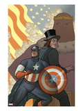 Thunderbolts 164 Cover: Captain America  Mr Hyde  and Baron Zemo