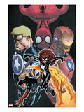Avengers Academy Giant-Size 1 Cover: Spider-Girl  Firestar  Reptil  Iron Man and Others