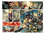 Avengers 121 Cover: Panels with Ms Marvel  Wolverine  Beast  Thor  and Moon Knight