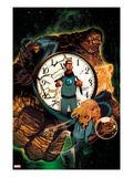 Heroic Age: One Month to Live 3 Cover: Invisible Woman  Mr Fantastic  Thing  and Human Torch