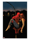 The Amazing Spider-Man 640 Cover: Spider-Man Holding Mary Jane Watson