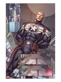 Steve Rogers: Super-Soldier Annual 1: Panels with Steve Rogers Standing