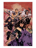 Uncanny X-Men 538 Cover: Kitty Pryde  Psylocke  Colossus  Hope Summers  Storm  Namor  and Angel