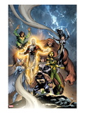 Alpha Flight 6 Cover: Puck  Snowbird  Northstar  Aurora  Guardian  Sasquatch  Shaman and Marina