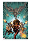Heroes For Hire 12 Cover: Misty Knight  Iron Fist  Black Cat  Silver Sable  Paladin  Moon Knight