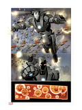 Invincible Iron Man 32: War Machine Flying