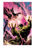 Incredible Hulks 619 Cover: Hulk and Dr Strange Fighting