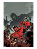 Hulk 50 Cover: Red Hulk Fighting