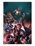 The Amazing Spider-Man 683 Cover: Spider-Man  Captain America  Hawkeye  Black Widow  and Iron Man