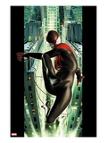 Ultimate Spider-Man 2 Cover: Spider-Man Swinging