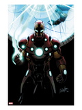 Invincible Iron Man 501 Cover: Iron Man Standing