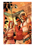 Daken: Dark Wolverine 10 Cover: Daken with his Arms around Ladies