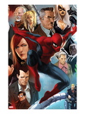 The Amazing Spider-Man 645 Cover: Spider-Man  Black Cat  J Jonah Jameson  and Mary Jane Watson
