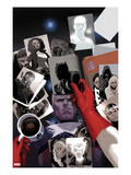 Avengers 18 Cover: Photographs of Steve Rogers  Black Panther  Ghost Rider  Storm  and Blade